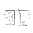KANLUX GORDO N 1W CW-L-SR lámpa