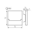 KANLUX SABIK WW LED lépcsővilágító lámpatest 