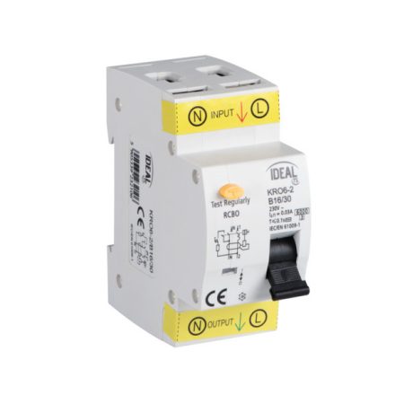 6kA, 2P ITS KRO6-2/B16/30 é.v. relé