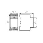 230V AC vezérlés ITS KMC-20-40 kontaktor