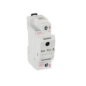   Biztosíték kapcsoló TH35 D02 sínre ITS KSF02-63-1P biztosítós