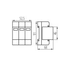ITS KSD-T1T2 275/180 3P Túlfeszültség korlátozó