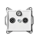 MOWION LOGI 02-1340-002 RTV-sat átmenő antennacsatlakozó aljzat 