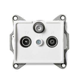   MOWION LOGI 02-1340-002 RTV-sat átmenő antennacsatlakozó aljzat 