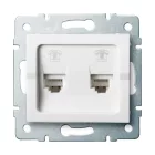 MOWION LOGI 02-1380-002 Dupla, független telefoncsatlakozó (2xRJ11)