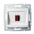 MOWION LOGI 02-1450-002 Szimpla hangszóró-csatlakozóaljzat 