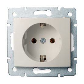   MOWION LOGI 02-1220-103 Schuko földelt dugalj, tűzbiztos műanyag