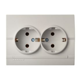   MOWION LOGI 02-1270-103 Schuko, dupla, teljes csatlakozóaljzat