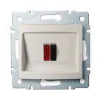 MOWION LOGI 02-1450-003 Szimpla hangszóró-csatlakozóaljzat