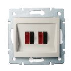 MOWION LOGI 02-1820-003 Dupla hangszóró-csatlakozóaljzat