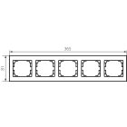 MOWION LOGI 02-1500-003 Ötös keret, vízszintes 
