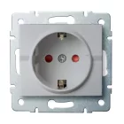 MOWION LOGI 02-1240-143 Schuko földelt dugalj, gyermekvédelemmel, tűzbiztos műanyag