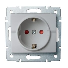   MOWION LOGI 02-1240-143 Schuko földelt dugalj, gyermekvédelemmel, tűzbiztos műanyag