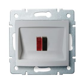   MOWION LOGI 02-1450-043 Szimpla hangszóró-csatlakozóaljzat 