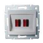 MOWION LOGI 02-1820-043 Dupla hangszóró-csatlakozóaljzat