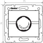 MOWION LOGI 02-1160-141 Forgatható dimmer, 500W, szűrővel