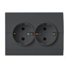 MOWION LOGI 02-1270-141 Schuko, dupla, teljes csatlakozóaljzat
