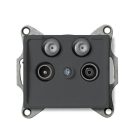 MOWION LOGI 02-1590-041 TV-2xSAT, végzáró csatlakozóaljzat