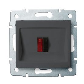   MOWION LOGI 02-1450-041 Szimpla hangszóró-csatlakozóaljzat