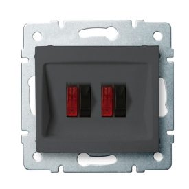 MOWION LOGI 02-1820-041 Dupla hangszóró-csatlakozóaljzat