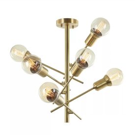 Scepter csillár, 6 db E27 foglalattal, arany színű
