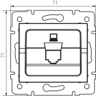 MOWION LOGI 02-1399-041 RJ45 csatlakozó adapter