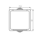 MOWION TEKNO 05-1240 Schuko csatlakozóaljzat érintkezés védelemmel