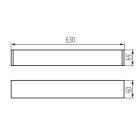 Lineáris lámpatest LED T8 fénycsőhöz KANLUX ALIN 4LED 630mm NT