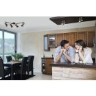 KANLUX MILENO EL-4I B-AG lámpa 4 db GU10-es foglalattal