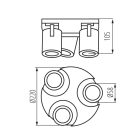 KANLUX LAURIN EL-3O B lámpa GU10