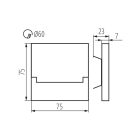 KANLUX SABIK B-NW LED lépcsővilágító lámpatest 