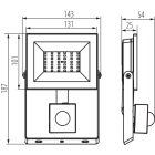 MILEDO GRUN NV LED-30-B-SE LED-es reflektor 