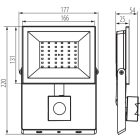 MILEDO GRUN NV LED-50-B-SE LED-es reflektor