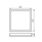 Mennyezeti LED lámpa MILEDO AZPO LED CCT