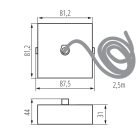 Profil lámpatest tartozék KANLUX Alin akcesoria