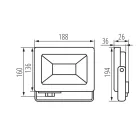 KANLUX ANTEM LED 50W-NW B LED-es reflektor 