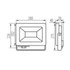 KANLUX ANTEM LED 100W-NW B LED-es reflektor 