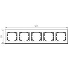 MOWION LOGI 02-1500-042 Ötös keret, vízszintes