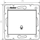 MOWION  LOGI 02-1030-142 „Csengő” nyomókapcsoló
