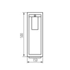 Cserélhető fényforrású kerti lámpatest KANLUX VIMO