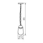 Cserélhető fényforrású kerti lámpatest KANLUX LIEGO