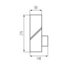 Cserélhető fényforrású kerti lámpatest KANLUX LAVEN