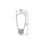 LED fényforrás KANLUX XLED ST64
