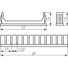 ITS Z-DB 2X1P+8X1/2P végzáró elem