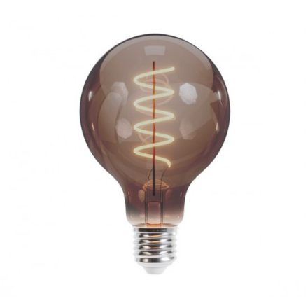  4W dekorációs vintage filament LED izzó füst színű búrával, E27