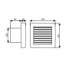 ZEFIR 100HT Elszívó ventilátor