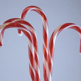   Union Knights Karácsonyi napelemes cukorbot dekoráció, 4 darabos csomag