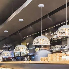   Universo mennyezeti lámpa, függeszték, E27, max. 60W, IP20, fehér