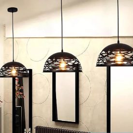   Universo mennyezeti lámpa, függeszték, E27, max. 60W, IP20, fekete