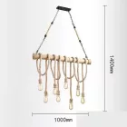 Universo Kender kötél csillár 8x E27 foglalattal, 1000×1400MM